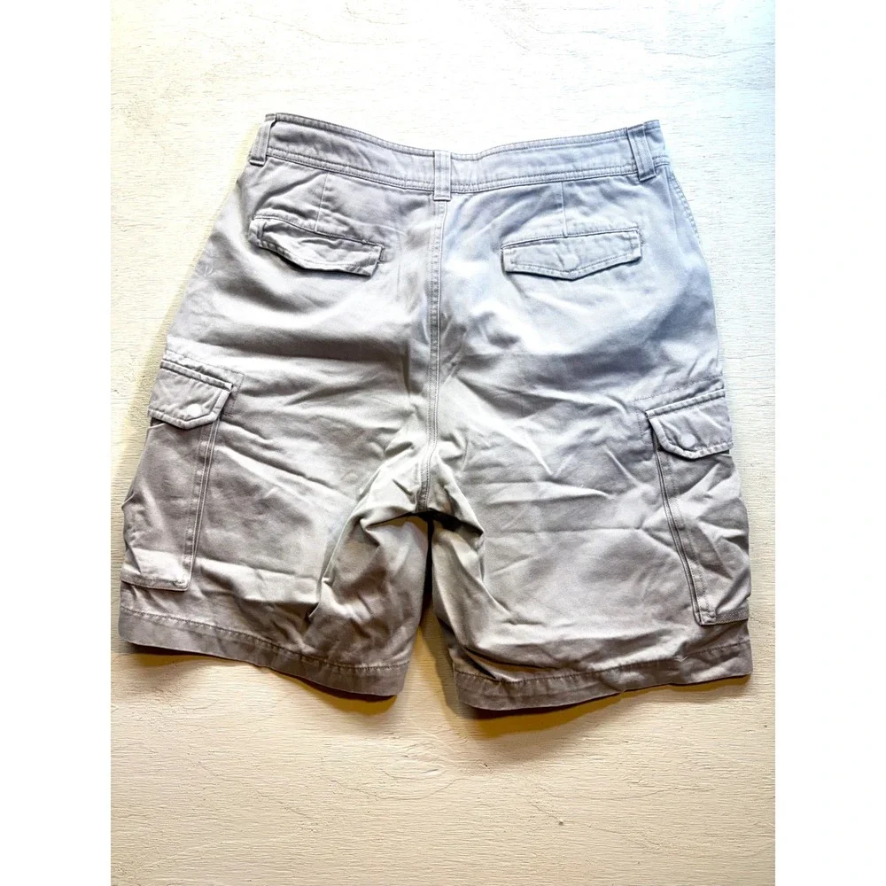 Vintage Field Gear Men's 33 Khaki Cargo Shorts Outdoor Utility Casual Streetcore